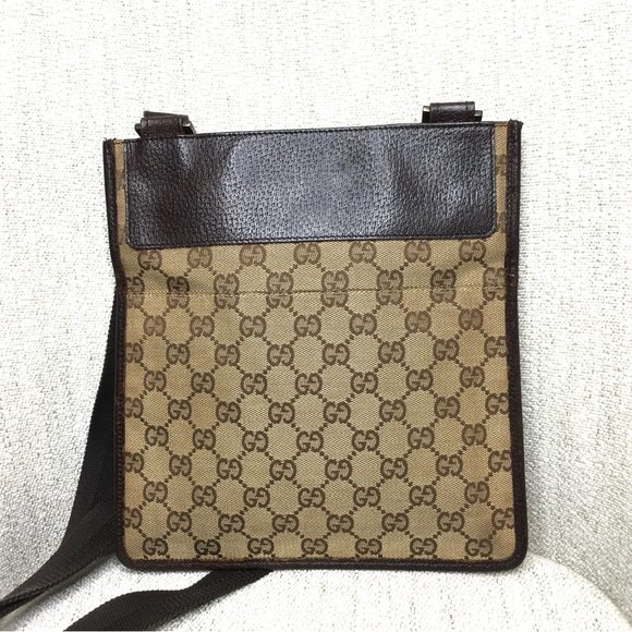 Gucci authentic brown canvas crossbody bag - Picture 3 of 15
